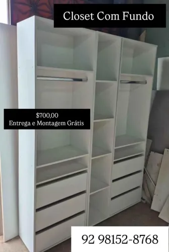 Closet com fundo