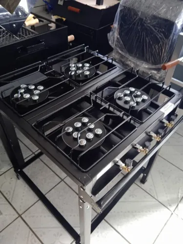 Fogão Industrial 4 Bocas Alta Pressão, em Promoção 