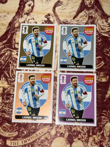FIGURINHAS MESSI EXTRA STICKERS