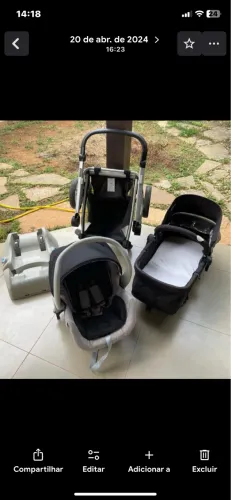 Carrinho de bebê moisés Dziaco Maly 