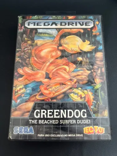 Greendog Mega Drive Original Tec Toy com Caixa