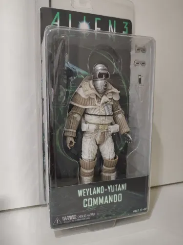 Neca Weyland - Yutani Commando Alien 3 Figura de Ação Colecionável Boneco Marines