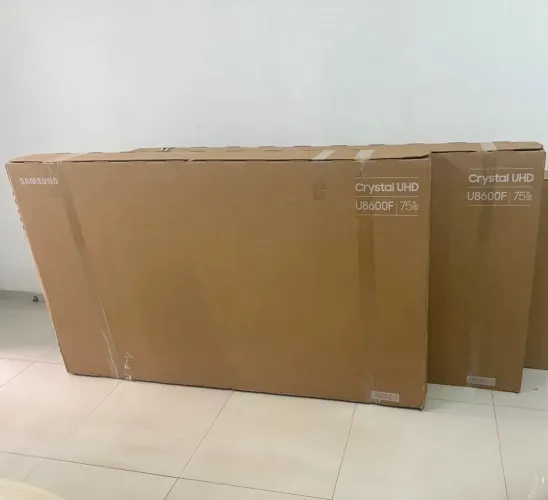 TV Samsung Crystal UHD 75? 4K U8600F NOVA LACRADA - Oportunidade
