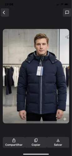 Jaqueta bobojaco masculina 