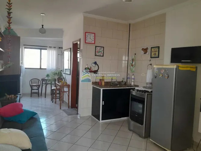 Kitnet com 1 quarto, Tupi, Praia Grande - R$ 230 mil, Cod: 16791