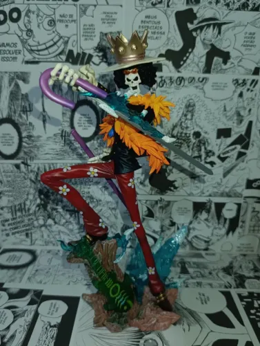OPORTUNIDADE | Boneco Action Figure Brook 34cm One Piece