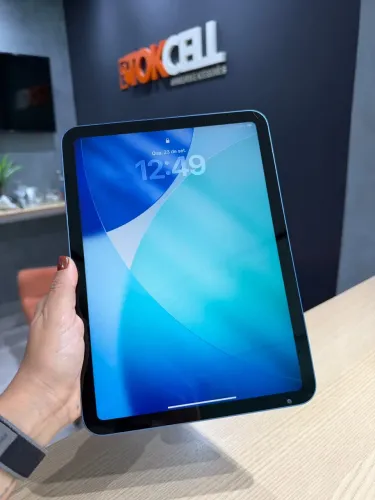iPad 10 - 64GB Wi-Fi Azul Seminovo Garantia Loja Física