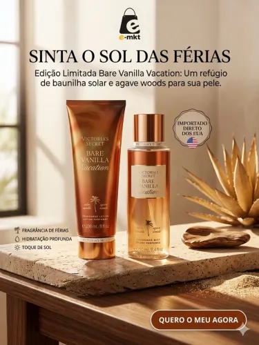 Kit Victoria Secrets - Bare Vanilla (Hidra.+ Bodysplash)