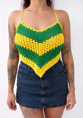 Roupa de croche personalizado (sob encomenda)