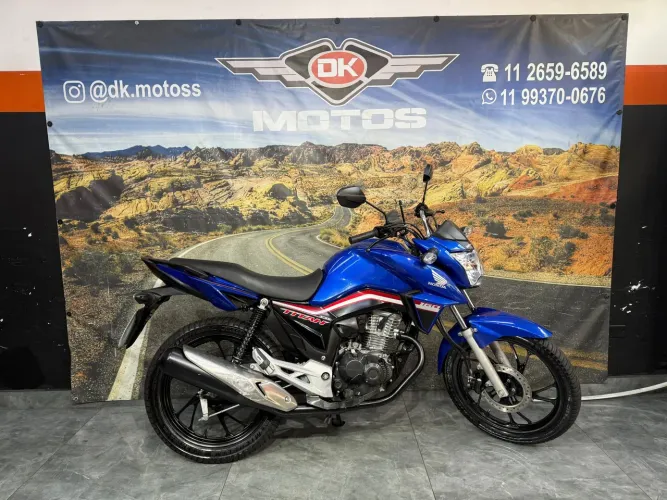 HONDA CG 160 TITAN 2021 AZUL