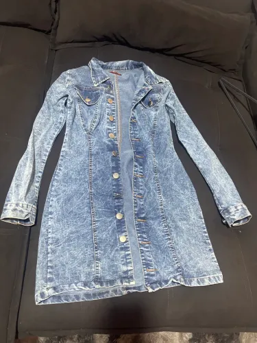 Jaqueta parka jeans 