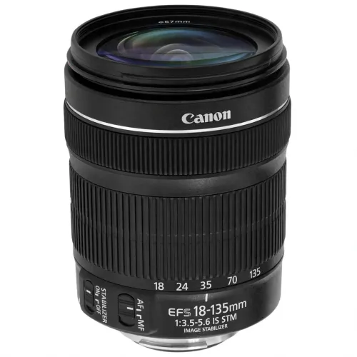 Lente Canon EF-S 18-135mm f/3.5-5.6 IS STM - Perfeito Estado - Pouquíssimo Uso