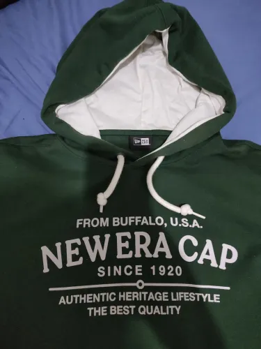 Blusa New Era nova verde moletom com capuz M