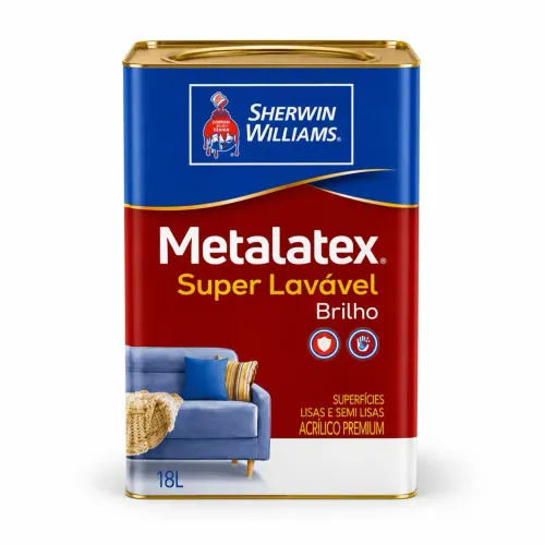 Tinta Metalatex acrílica branco fosco 18 litros