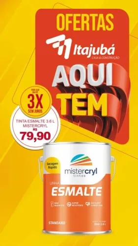 TINTA ESMALTE MISTERCRYL 3,6L