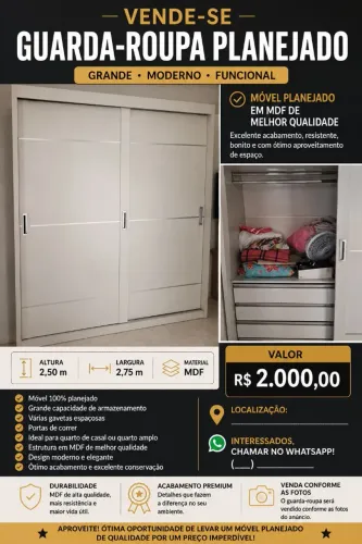 Roupeiro planejado
