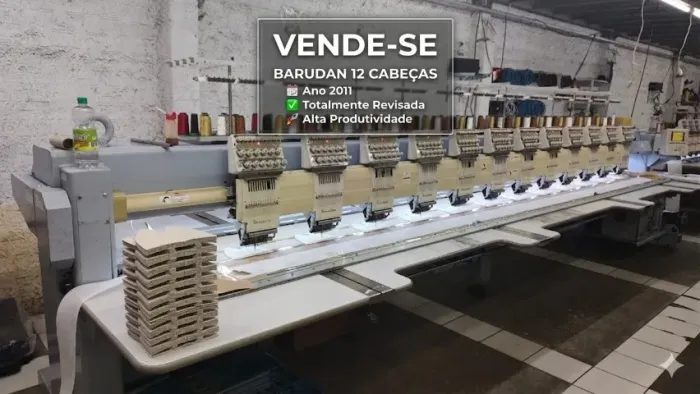 MÁQUINA BORDADEIRA BARUDAN ANO 2011