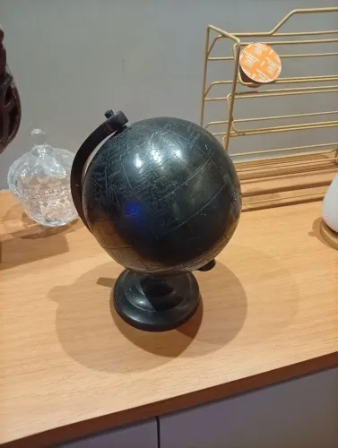 Globo do mundo escultura