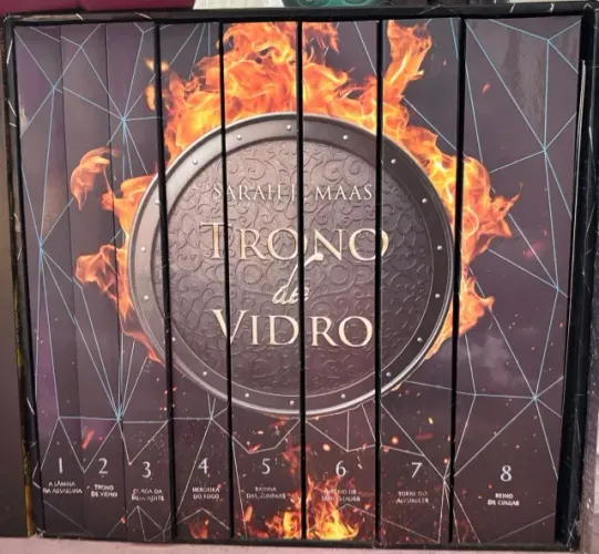 Box Trono de Vidro - Sarah J. Maas - 8 Livros - Edição Completa