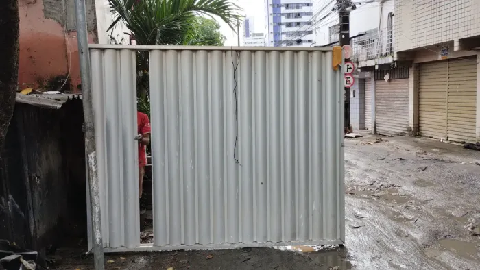Portão de alumínio garagem
