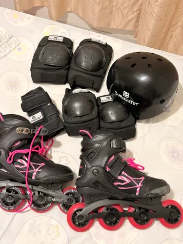 Patins Oxer tam:36 + kit de proteção completo