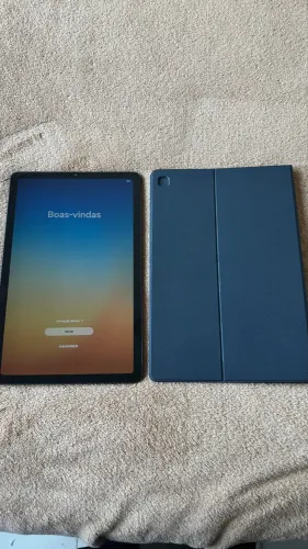 S6 Lite com Capa e S Pen