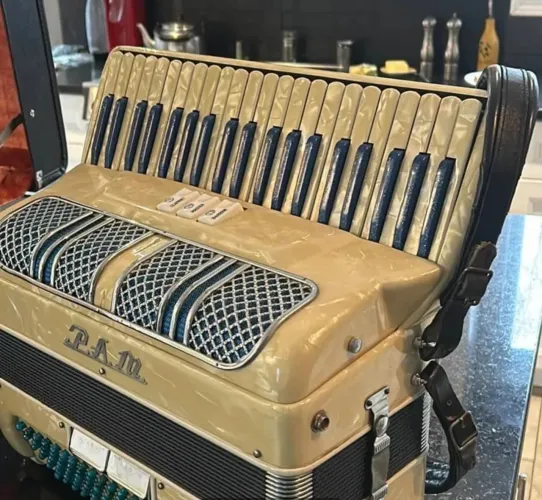 Vendo linda sanfona (acordeon) italiana P.A.M.,