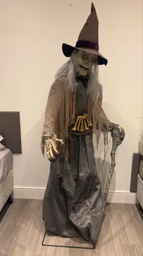 Bruxa Animatrônica Halloween