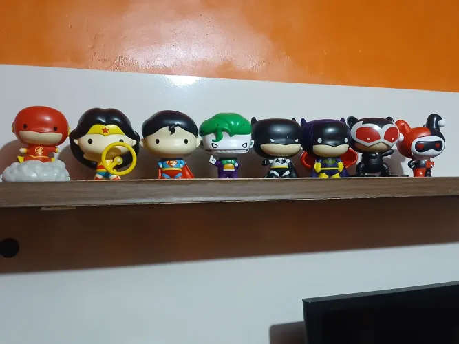 Bonecos tipo Funko Liga da Justiça