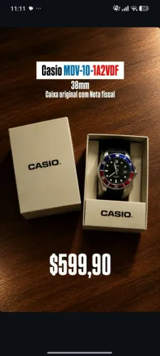 CASIO MDV10 TAMANHO 38MM NOVISSIMO