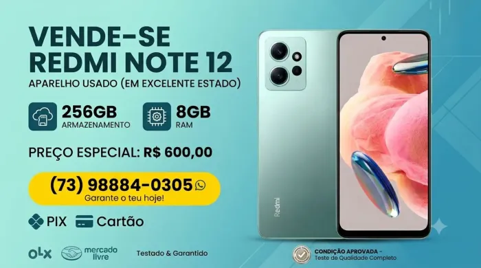 REDMI NOTE 12 256GB 8 RAM