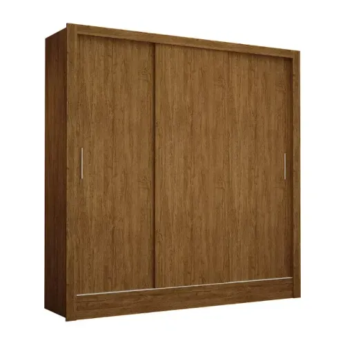 Guarda Roupa Casal 3 Portas Fortaleza Carioca