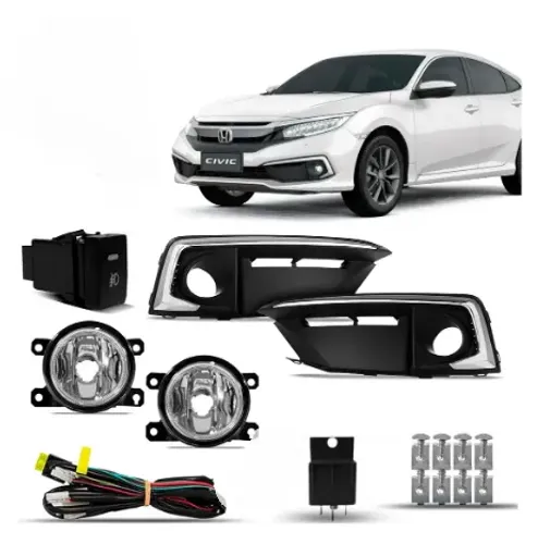 Kit Farol Milha Honda New Civic G10 2020 2021 2022