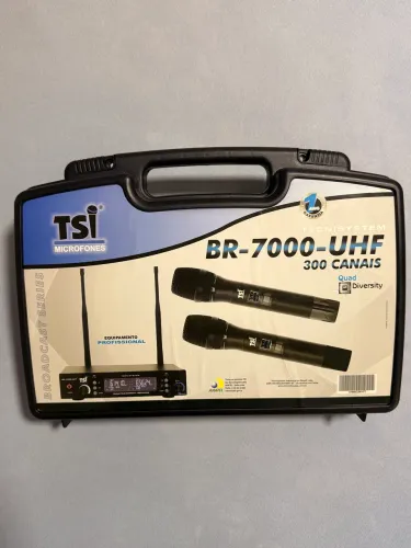 Microfone TSI 7000 UHF Quad Diversity 300 canais