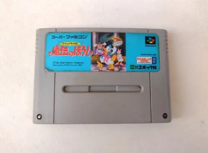 Donald Duck No Mahou Boushi - Original Japonês Super Famicom