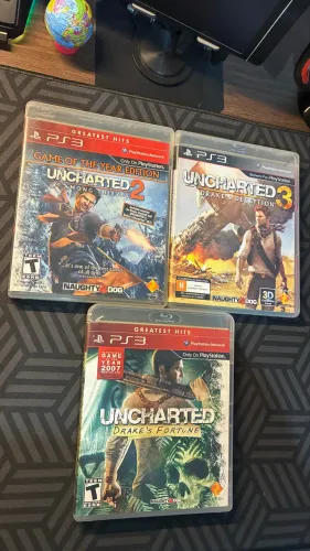 Coleção Completa Uncharted PS3