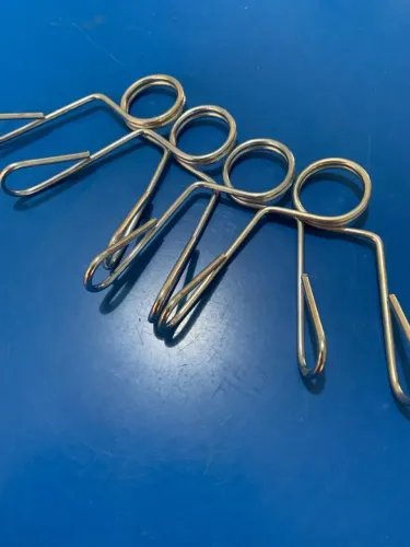4 presilhas de ferro para barras de academia