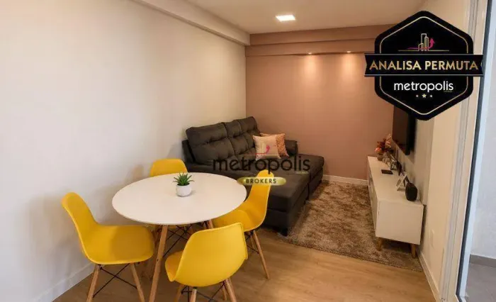 Apartamento com 2 dormitórios à venda, 55 m² por R$ 450.000,00 - Casa Branca - Santo André