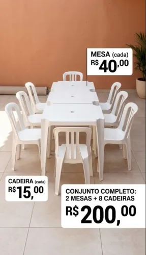 Mesa Branca de Festa preço BAIXÍSSIMO