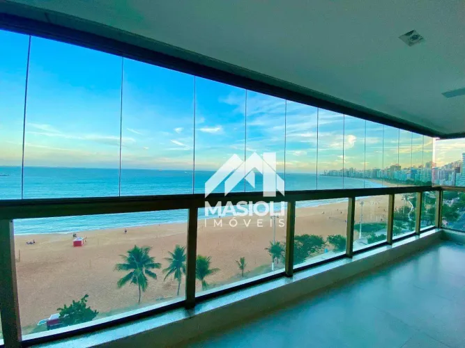 Apartamento FRENTE MAR com 3 dormitórios para alugar, 257 m² - Praia da Costa - Vila Velha
