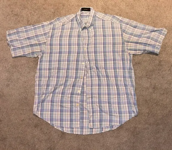 Kit 2 Camisas Sociais Xadrez Masculinas GG - Excelente Estado