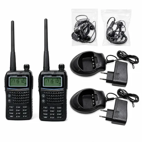 Rádios Comunicadores HT Walk Talk 2 Rádios VHF Voyager