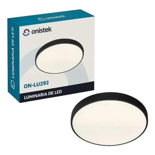 Luminária De Led Bivolt Potencia 40w Redonda 3 Cores 38cm