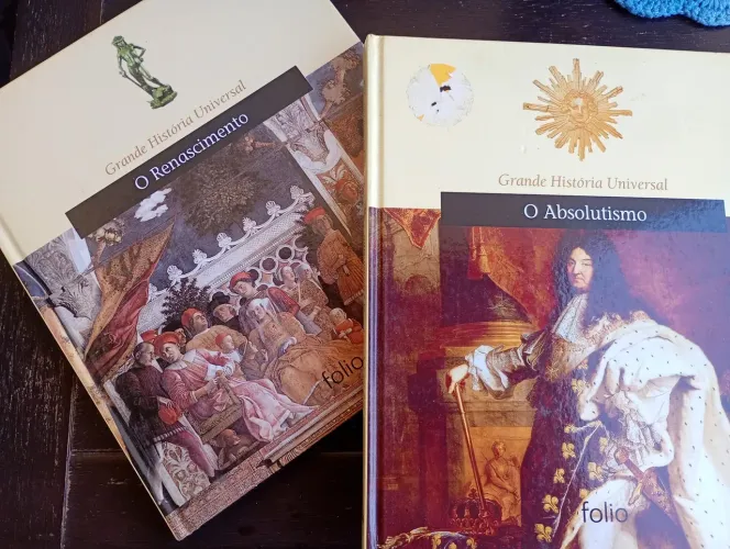 2 livros enciclopédia ilustrados