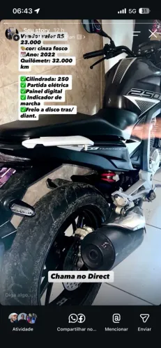 Honda CB Twister/flexone 250cc 2022