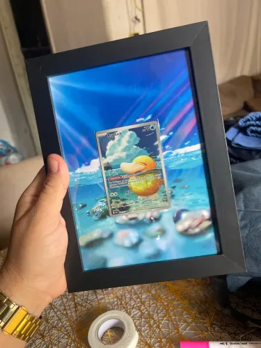 Pokémon tcg quadro sem a carta