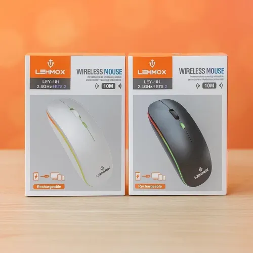 Mouse Sem Fio USB + Bluetooth LEY-181 Lehmox