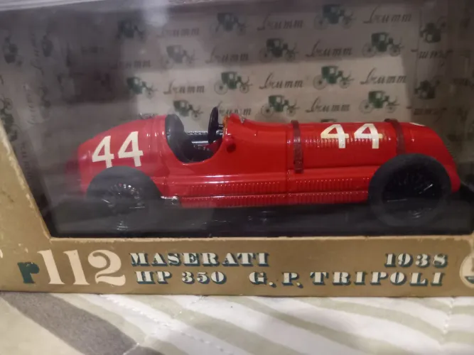 Miniatura F1 Maserati ano 1938 G. P. Tripoli escala 1:43