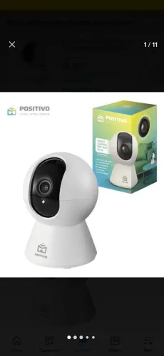 Smart Camera Bot Wi-Fi 360° Positivo Casa Inteligente 2° Geração - 6 unidades