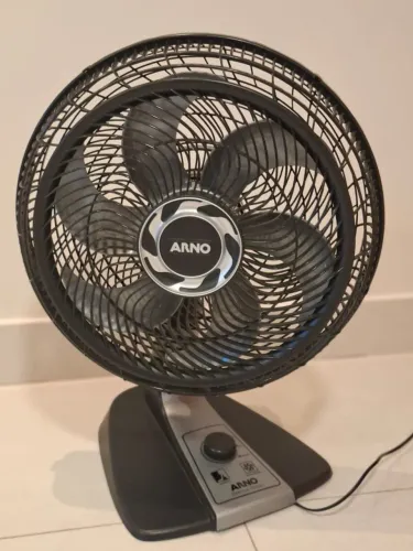 Ventilador Arno Silence Force Preto/Prata - 110v 160,00